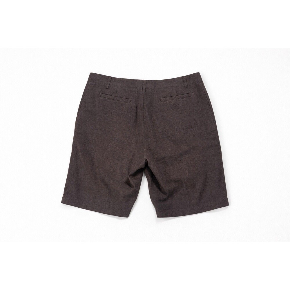 Linen Bermuda Shorts Bundle Womens 8 Summer Vacation Resort Charter Club Brown - Picture 3 of 7